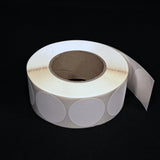 NMS Inkjet Labels, Paper, Matte, Die Cut, White, Circle, 2", 3" Core, 6" OD