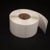 NMS Inkjet Labels, Paper, Matte, Die Cut, White, 4x3, 3" Core, 8" OD, Canada