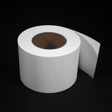 NMS Inkjet Labels, Paper, Matte, Continuous, White, 4x200, 3" Core, 6" OD