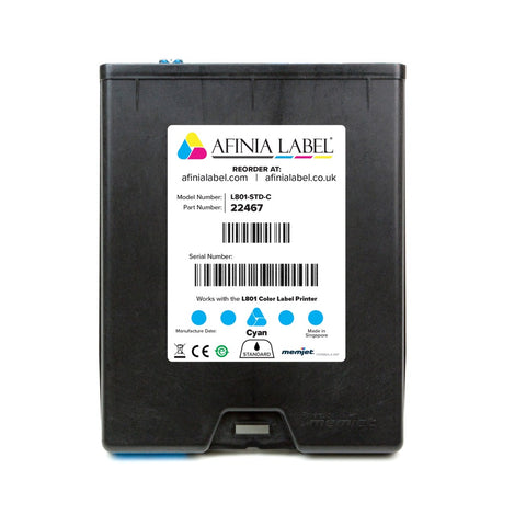 Afinia L801 Ink Cartridges, Cyan (Dye) Memjet Canada