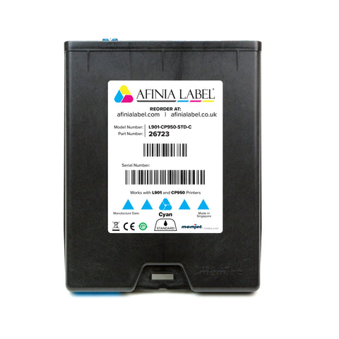 Afinia L901 Ink Cartridges, Cyan Memjet Canada