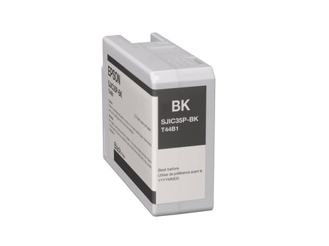 Epson ColorWorks C6000/C6500 Ink Cartridges, Black BK (GLOSS) C13T44B120 SJIC35PBK Canada