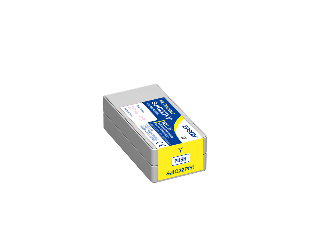 Epson ColorWorks C3500 Ink Cartridges, Yellow SJIC22P-Y C33S020583