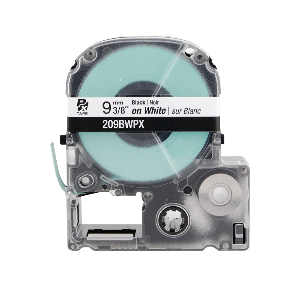 Epson 209BWPX 3/8" White Glossy Polyester Label PX Tape Canada