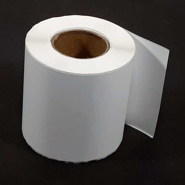 NMS Inkjet Labels, Paper, Matte, Continuous, White, 4x117, 2" Core, 4