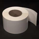 NMS Inkjet Labels, Paper, Gloss, Die Cut, White, 3.5x4.5, 3" Core, 6" OD