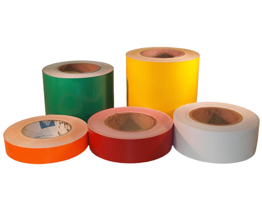 NMS vinyl label rolls, variety