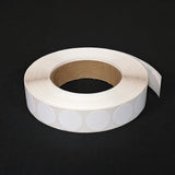 NMS Inkjet Labels, Paper, Gloss, Die Cut, White, Circle, 1", 3" Core, 6" OD