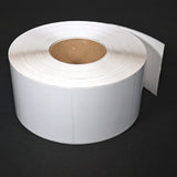 NMS Inkjet Labels, BOPP, Gloss, Die Cut, White, 3.5x3.5, 3" Core, 8" OD