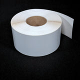 NMS Inkjet Labels, BOPP, Gloss, Die Cut, White, 3.75x7.5, 3" Core, 8" OD