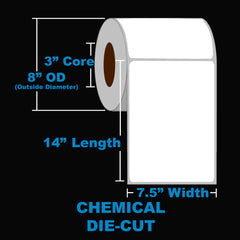 DC 3&quot;core 8&quot;OD 4.5-8.5wide over 2long MT