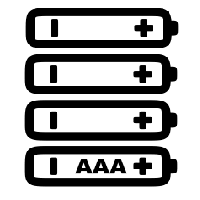 Reiner Rechargeable Batteries, AAA, 4 Pack