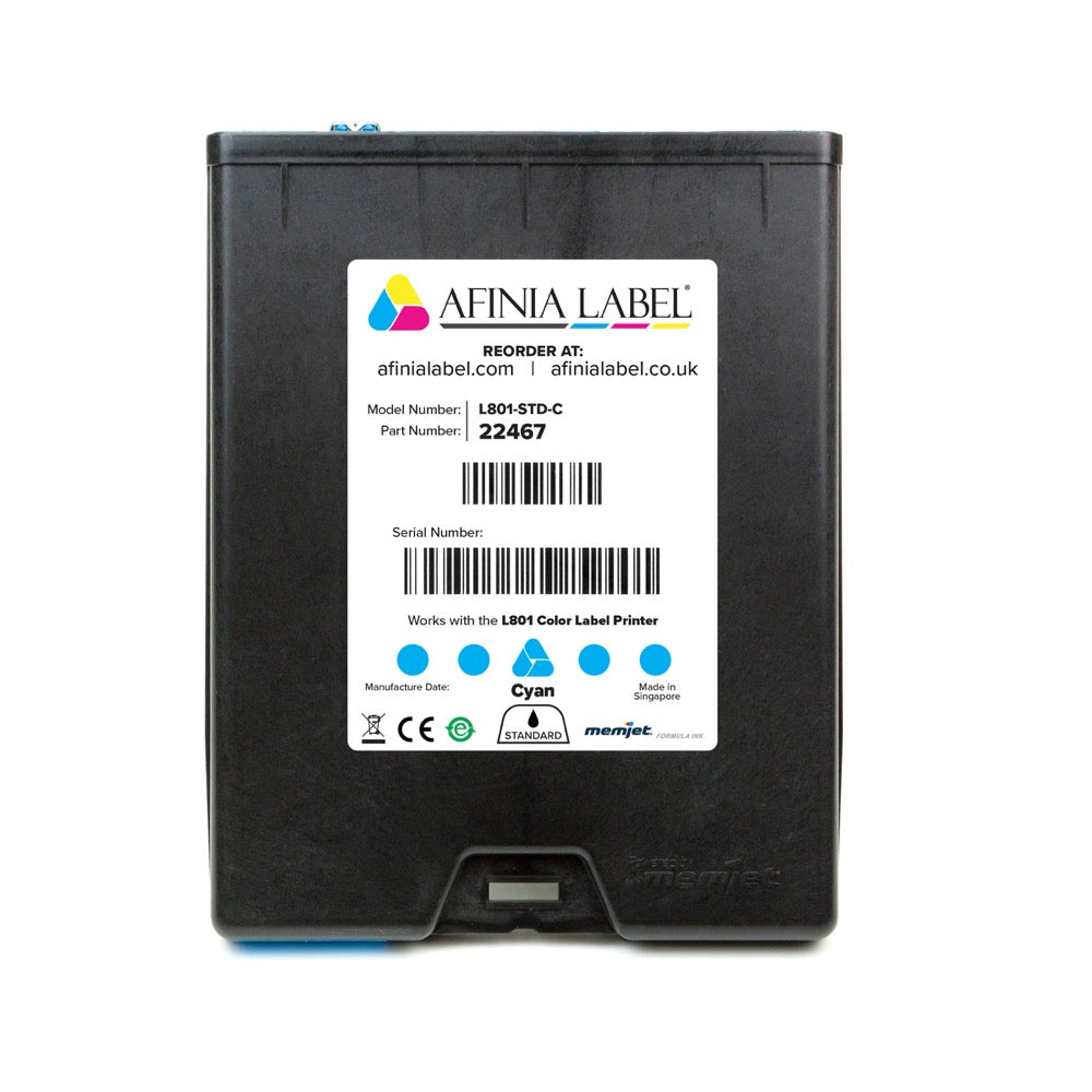 Afinia L801 Ink Cartridges, Cyan (Dye) Memjet Canada