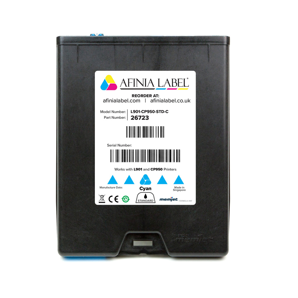 Afinia L901 Ink Cartridges, Cyan Memjet Canada