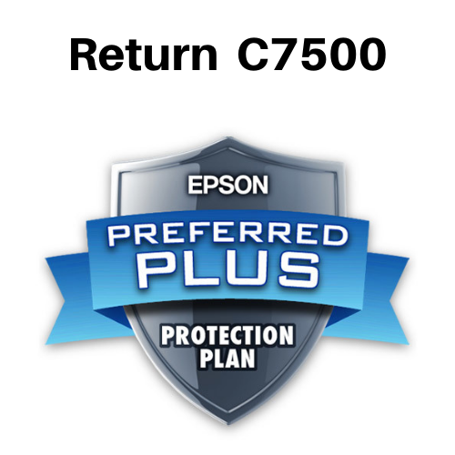 Epson Colorworks preferred plus extended service plan Return C7500