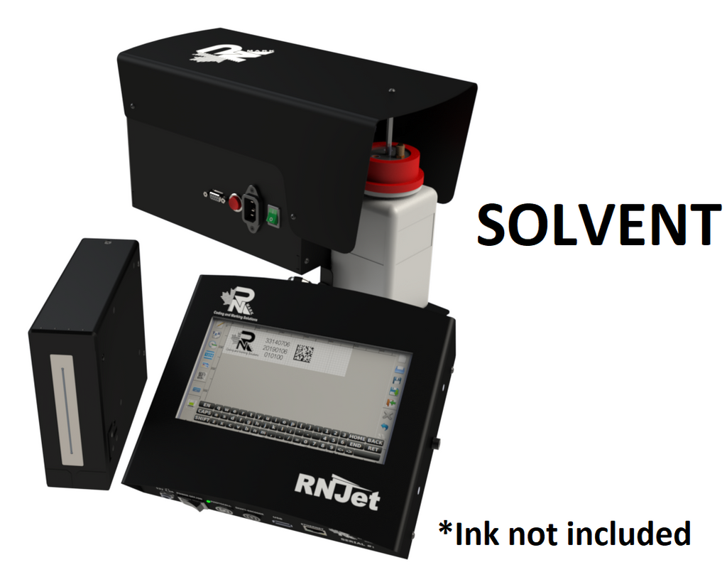 RN Mark RNJet E1-72 SOLVENT Inline Inkjet Printer Kit